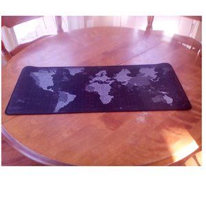 World Map Mouse Pad / Keyboard Pad